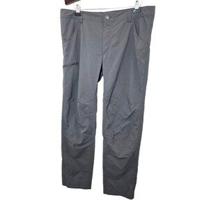 Marmot Gray Lightweight Outdoor Hiking Cargo Pants Zippered Pocket Size 38 x32